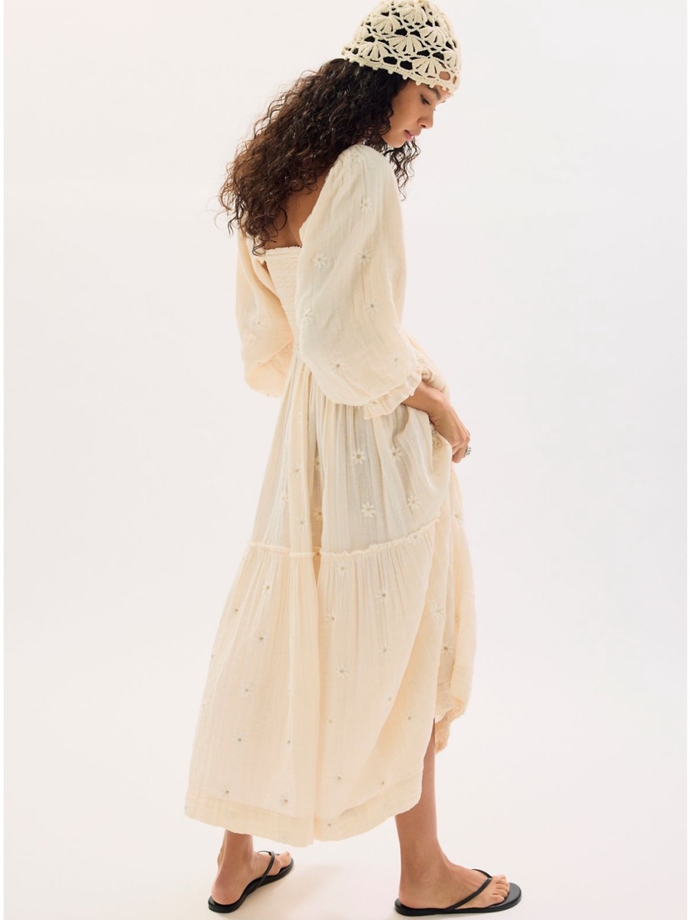 Dahlia embroidered maxi dress - Picture 2 of 6